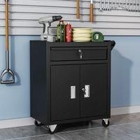 Lockable Rolling Tool Storage Cabinet