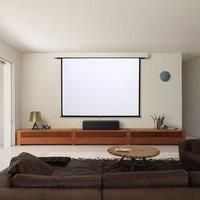 4:3 Projector Screen with Manual Pull Down for Home Theater