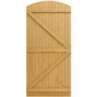 Semi-Braced Arch-Top Strong Pine Wood Garden Gate