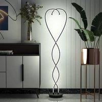 LED Living Room Love Heart Floor Lamp,Black