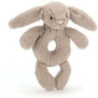 Jellycat Bashful Bunny Ring Rattle