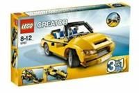 LEGO CREATOR 5767 Cool Cruiser Lego 5767.3 In 1 Car Race Car Yellow