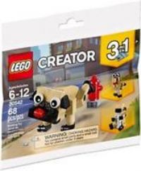 EPHIIONIY Lego Creator Pug Poly Bag Set 30542 ~ 68 pieces
