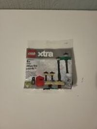 LEGO Xtra Streetlamps Polybag Retired New Sealed Rare Set Accessories Pack 40312