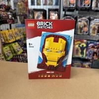 LEGO Brick Sketches: Iron Man (40535) - New & Sealed - Retired 