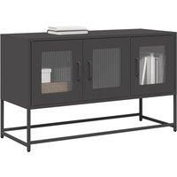 TV Cabinet Black 100.5x39x60.5 cm Cold-rolled Steel