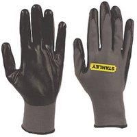 Stanley Nitrile Gripper Gloves Grey Large (57736)