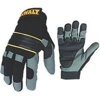 DeWalt DPG33L EU Powertool Gel Palm Gloves Black / Grey