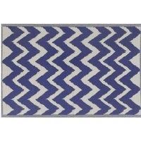Waterproof Indoor & Outdoor Mat - 2 Sizes & 3 Designs - Blue