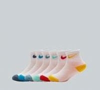 Nike Infant Pop Colour Ankle Sock 6 Pack - Multi - Size 6-12