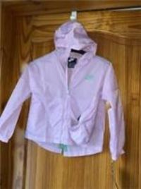 Nike Air Girls Packable Lightweight Packable Jacket Coat Pink Age 6 New Tags