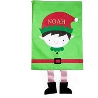 Personalised Christmas Elf Santa Sack