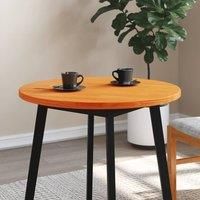 Table Top Round Wax Brown £70x2.5 cm Solid Wood Pine