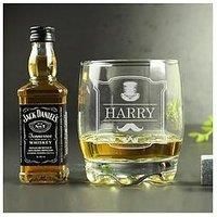 Signature Gifts Personalised Gentlemans Glass With A Miniature Whisky & Coke In A Gift Tin