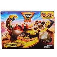 Monster Jam, El Toro Loco Venom Velocity Scorpion Playset, Mini Jams, 2 Exclusive Die-Cast El Toro Loco and Max-D Monster Truck 1:87 Scale, Kids’ Toys for Boys Aged 3, 4, 5, 6+