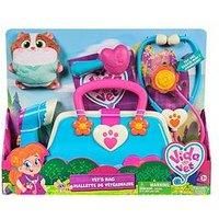 Vida the Vet, Vet’s Bag with 5 Veterinary Doctor Kit Accessories, 1 Popcorn Plush Toy and Stickers, for Costume Play, Kids’ Toys for Girls and Boys Aged 3+