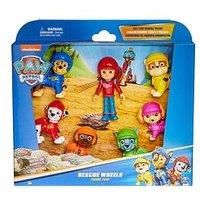 Paw Patrol: Rescue Wheels, Toy Figures Gift Pack, with 7 Collectible Action Figures, Kids’ Toys for Boys and Girls Aged 3 and up