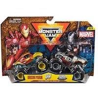 Monster Jam Toy Vehicle Truck 1To64 IronMan vs WarMachine, Kids/' Play Cars & Race Cars