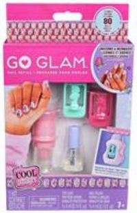Cool MAKER, GO GLAM Nail Stamper Refill with Unicorn & Mermaid Designs, Nail Kit for 80 Nails, Arts and Crafts Kids’ Toys for Girls Aged 7+