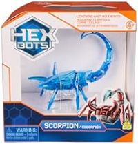 HEX BOTS Robotic Scorpion, Autonomous Mechanic Scorpion Toys for Kids, Adjustable Robotic Scorpion Figure, Robot Toys for Boys & Girls Ages 4 & Up, Blue