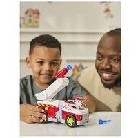 PAW Patrol Fire Rescue: Marshall Rescue Fire Engine with Action Figure and Projectile Launcher and Toy Truck, Kids Toys for Boys and Girls Ages 3 and Up