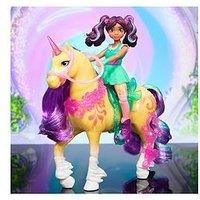 Unicorn Academy, Ava & Leaf Power of Friendship Set with Translucent Saddle and 2 Power Accessories, Dolls and Unicorn Toys for Girls Aged 4 and up