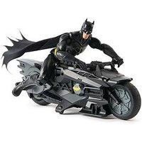 Spin Master DC Comics, Batman Stealth Remote Control Batcycle with 30cm Batman Action Figure, Super Hero Kids Toys for Boys and Girls Ages 4 and Up