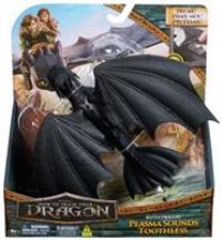 Dreamworks Dragons, How to Train Your Dragon, Battle Dragons, Plasma Sounds Night Fury, 13” Action Figure, Kids Toys for Boys & Girls Ages 4 and up