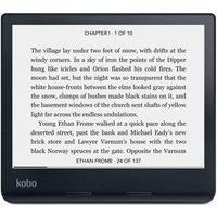 Kobo Sage | eReader | 8” HD Glare Free Touchscreen | Waterproof | Adjustable Brightness and Color Temperature | Blue Light Reduction | Bluetooth | WiFi | 32GB of Storage | Carta E Ink Technology