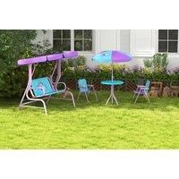 Kid'S Barbie Playhouse Set With Furniture - Pink Or Blue