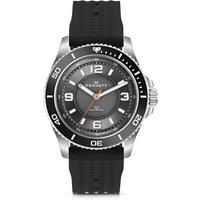 Kennett Men's Solaxplorer Solar Powered 100m Waterproof Watch in Jet Black