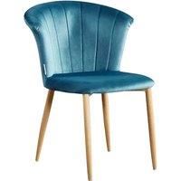 Ellie Velvet Chair - 4 Colours! - Black