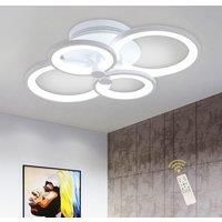 Dimmable LED Ceiling Light Flush Mount Acrylic Metal