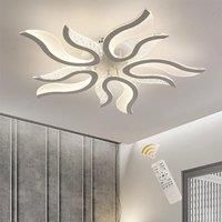 50W LED Flush Mount Ceiling Chandelier for Living Room and Bedroom