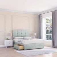 Jasmine Naples Bed Set With 4 Drawers, Mattress & 26" Headboard
