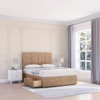 Jasmine Naples Bed Set With 4 Drawers, Mattress & 26" Headboard