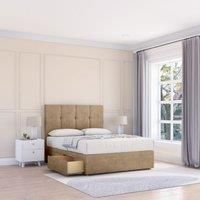 Jasmine Naples Bed Set With 4 Drawers, Mattress & 26" Headboard