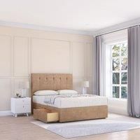 Jasmine Naples Bed Set With No Drawers Mattress & 54" Headboard