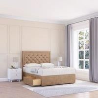 Montana Naples Bed Set With 2 Drawers, Mattress & 54" Headboard