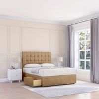Alabama Dumfries Bed Set With 2 Drawers, Mattress & 54" Headboard