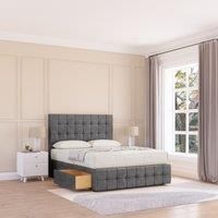 Berlin Plush Bed Set ,No Drawers Mattress & 54" Headboard