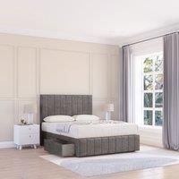 California Naples Bed Set ,No Drawers Mattress & 54" Headboard