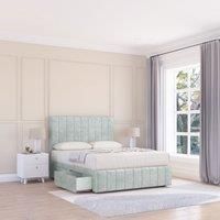 California Naples Bed Set ,No Drawers Mattress & 54" Headboard