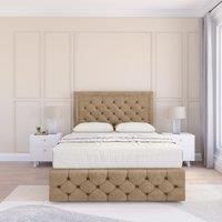 Vienna Naples Bed Set ,No Drawers Mattress & 54" Headboard
