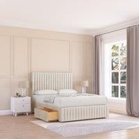 Madison Plush Bed Set ,2 Drawers, Mattress & 54" Headboard