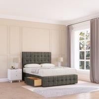 Berlin Dumfries Bed Set ,4 Drawers, Mattress & 54" Headboard