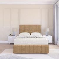 California Dumfries Bed Set ,4 Drawers, Mattress & 54" Headboard