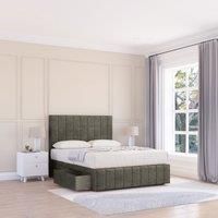 California Dumfries Bed Set ,4 Drawers, Mattress & 54" Headboard