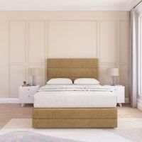 Monaco Plush Bed Set ,No Drawers Mattress & 26" Headboard