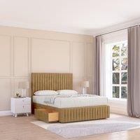 Madison Plush Bed Set ,2 Drawers, Mattress & 26" Headboard